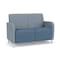 Lesro Siena 2 Seat Tandem Seating No Ctr Arm, Bru Steel, RS RainSong Back, MD Titan Seat, RS RainSong Panels SN2101 - alternate 1